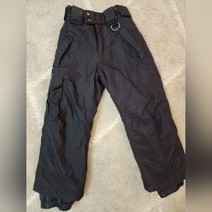 Black Cargo Snow Pants Sport Essentials sz 6